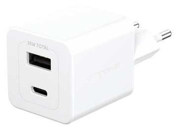 PanzerGlass USB-Wandladegerät Turbo 35 W inkl. USB-C+ USB-A von LumaTech