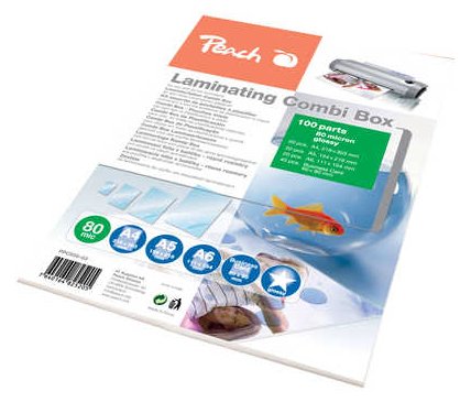 Peach 100er-Pack - Taschen für Laminierung