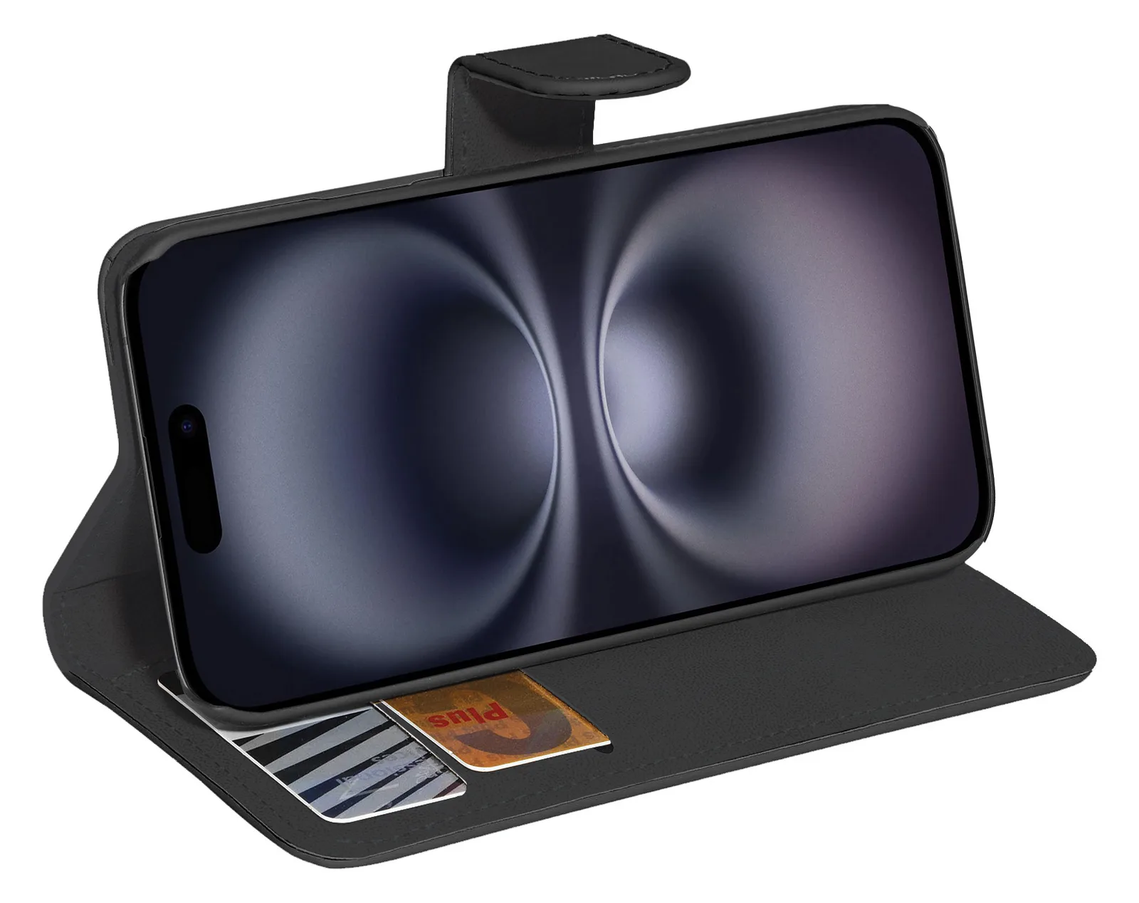 PEDEA Book Cover Classic für Apple iPhone 16 Plus black, Ansicht 3