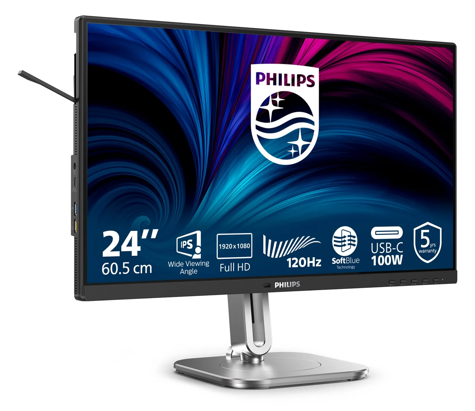 Philips 24B2U4301 - 4000 Series - LED-Monitor - 61 cm (24), Ansicht 3