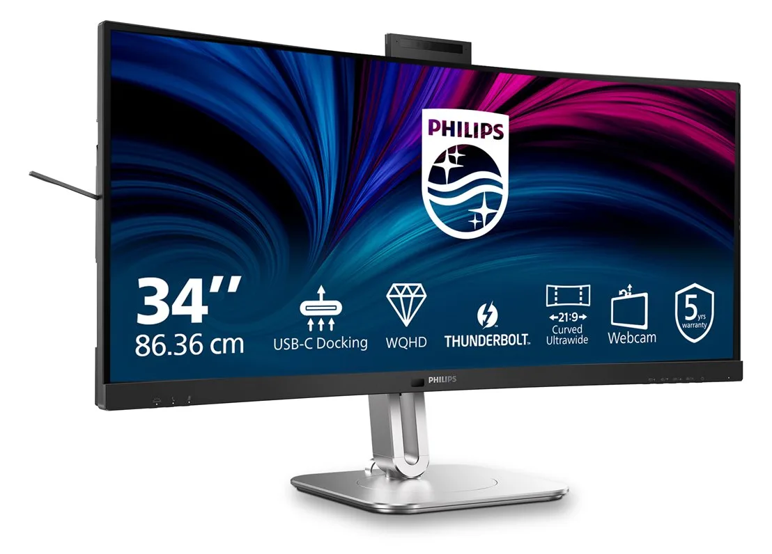 Philips 34B2U6603CH - 6000 Series - LED-Monitor - gebogen - 86.36 cm (34), Ansicht 4
