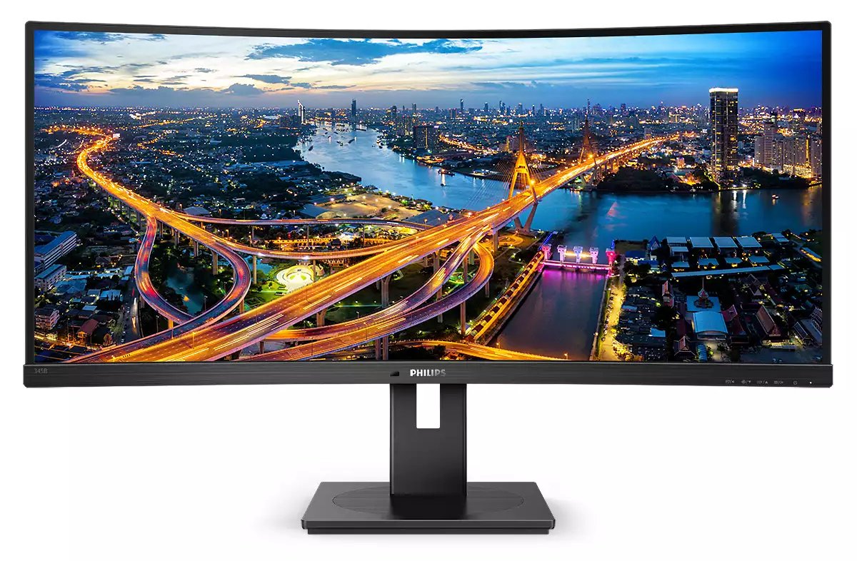 Philips B Line 345B1C - LED-Monitor - gebogen - 86.36 cm (34)