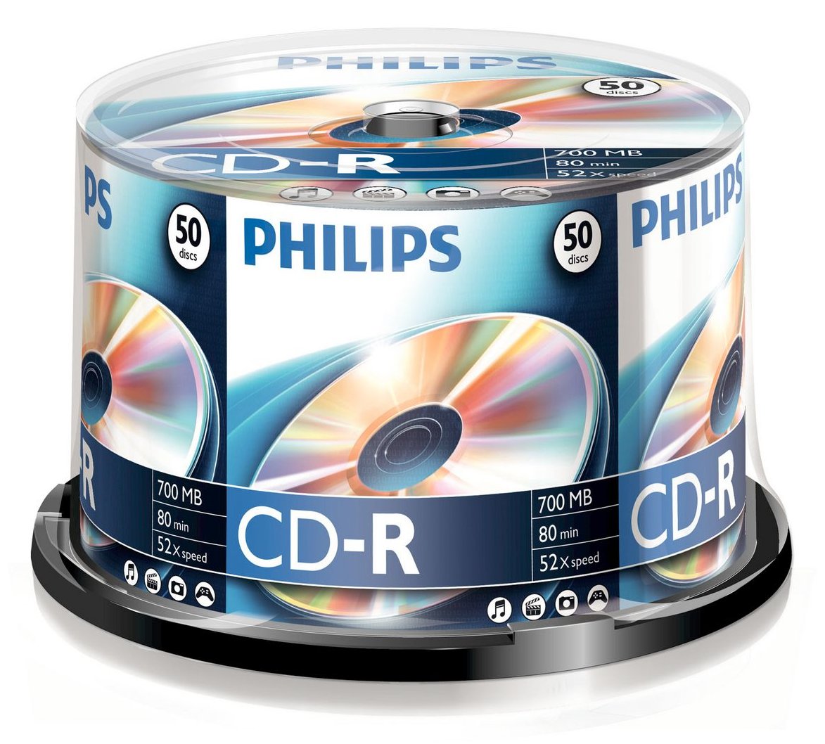 Philips CR7D5NB50 - 50 x CD-R - 700 MB (80 Min) 52x