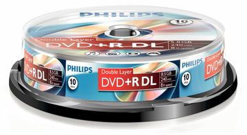 Philips DR8S8B10F - 10 x DVD+R DL - 8.5 GB (240 Min.) von LumaTech