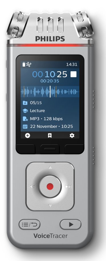 Philips DVT4115 - VoiceTracer Audiorecorder - Recorder - 2.160 min