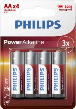 Philips Power Life LR6P4B - Batterie 4 x AA-Typ von LumaTech