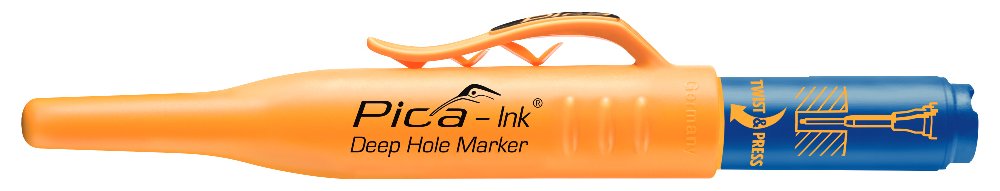 Pica Marker Pica-Ink - 10 Stück(e) - Blau - Fibre tip - Blau - Gelb - Rund - 1,5 mm von LumaTech