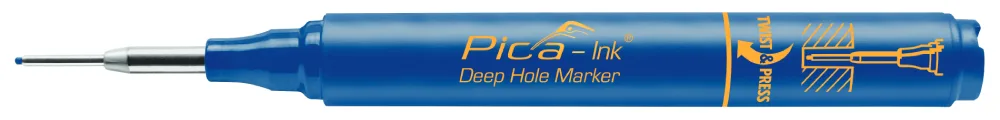 Pica Marker Pica-Ink - Blau - Fibre tip - Blau - Gelb - Rund - 1,5 mm, Ansicht 4