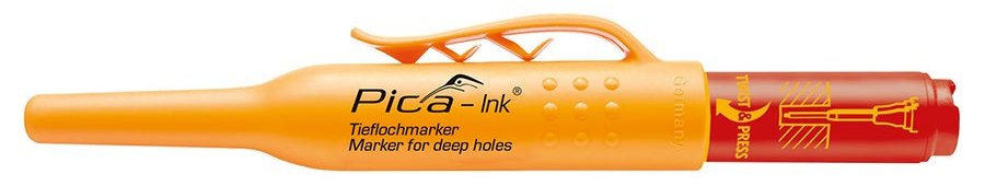 Pica Marker Pica-Ink - 10 Stück(e) - Rot - Fibre tip - Rot - Gelb - Rund - 1,5 mm von LumaTech