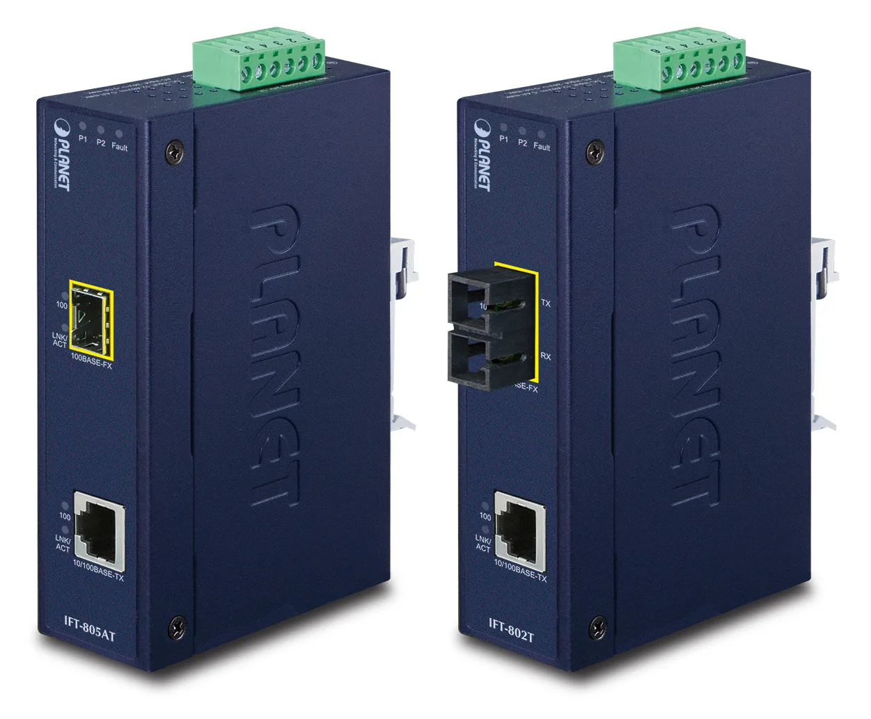 Planet IFT-802T - Medienkonverter - 100Mb LAN, Ansicht 2