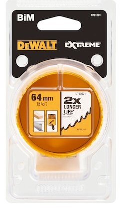 DEWALT Lochsäge Bi-Metall Extreme 64mm DT90324-QZ