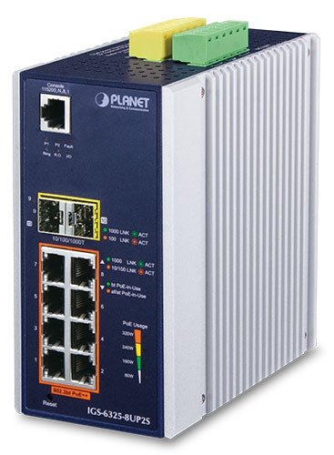 Planet IGS-6325-8UP2S - Managed - L3 - Gigabit Ethernet (10/100/1000) - Vollduplex - Power over Ethernet (PoE)