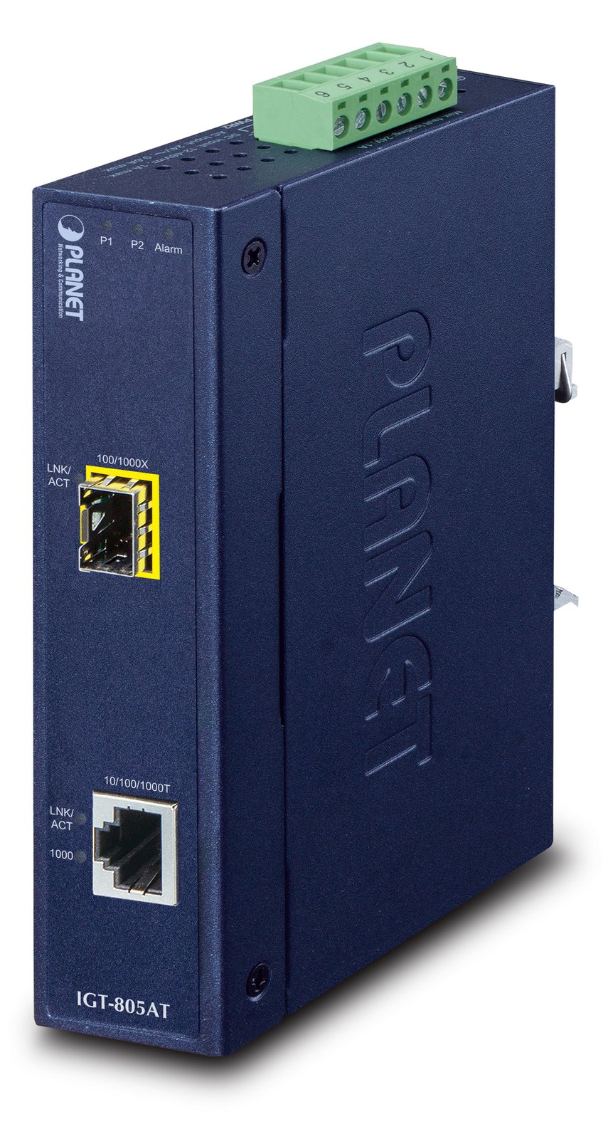 Planet IGT-805AT - Medienkonverter - GigE - RJ-45 / SFP (mini-GBIC)