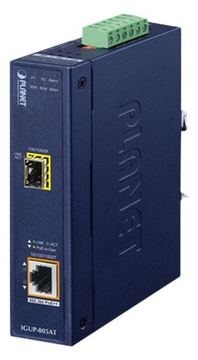Planet IGUP-805AT - Medienkonverter - 1GbE - 10Base-T, 100Base-TX, 1000Base-T, 1000Base-X, 100Base-X - SFP (mini-GBIC) von LumaTech