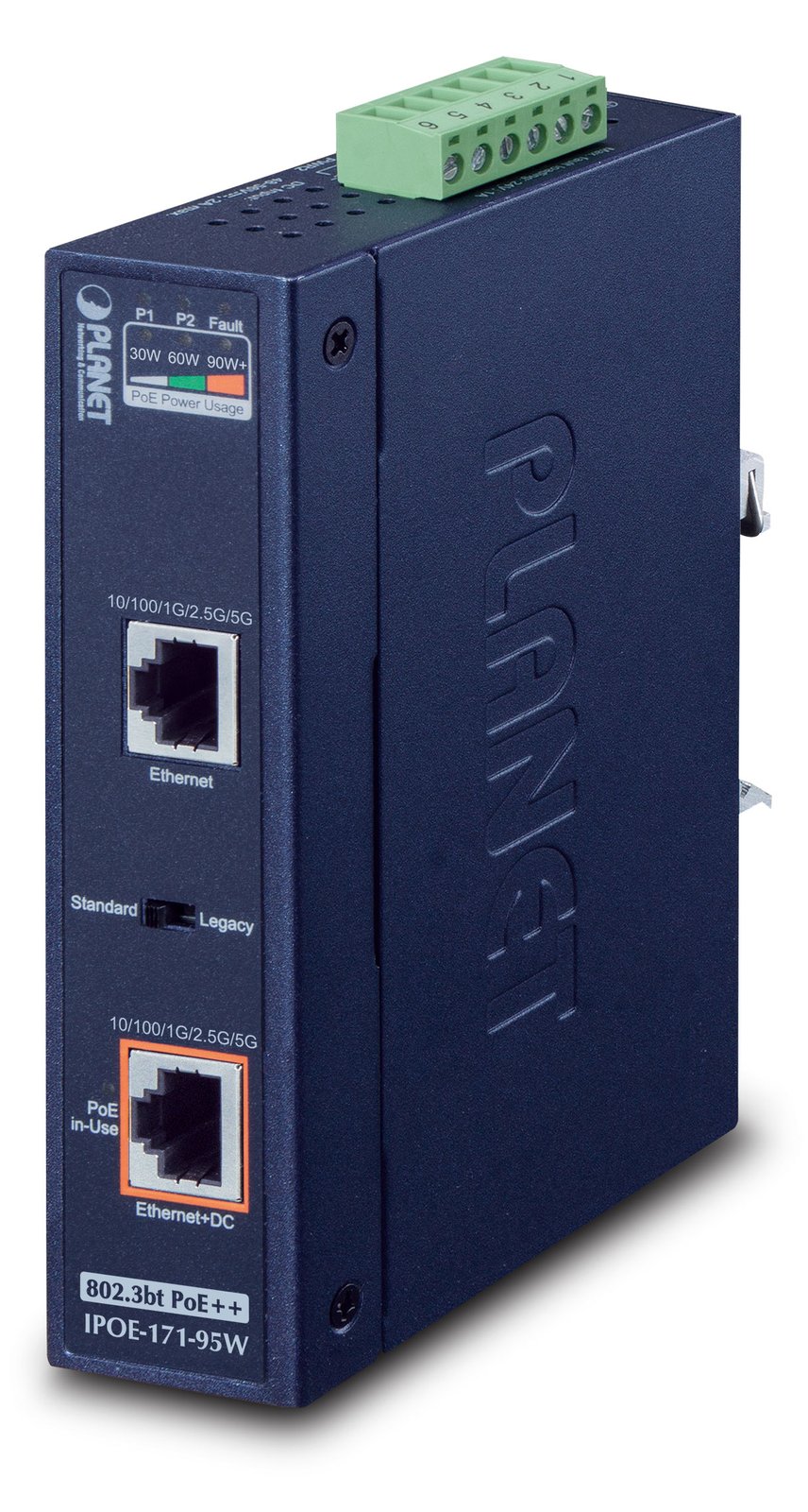 Planet IPOE-171-95W - Gigabit Ethernet (10/100/1000) - Power over Ethernet (PoE) - Wandmontage