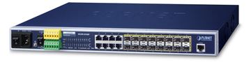 Planet MGSW-24160F - Switch - L4 - managed - 8 x 1000Base-T + 16 x 1000Base-X von LumaTech