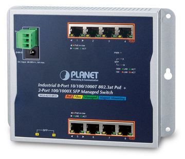 Planet WGS-4215-8P2S - Switch - managed - 8 x 10/100/1000 (PoE+) von LumaTech
