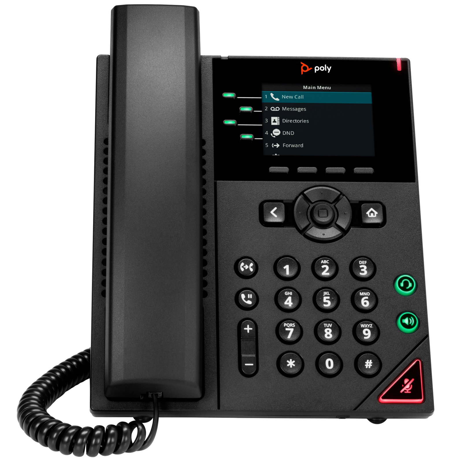 Poly HP VVX 250 - VoIP-Telefon - dreiweg Anruffunktion