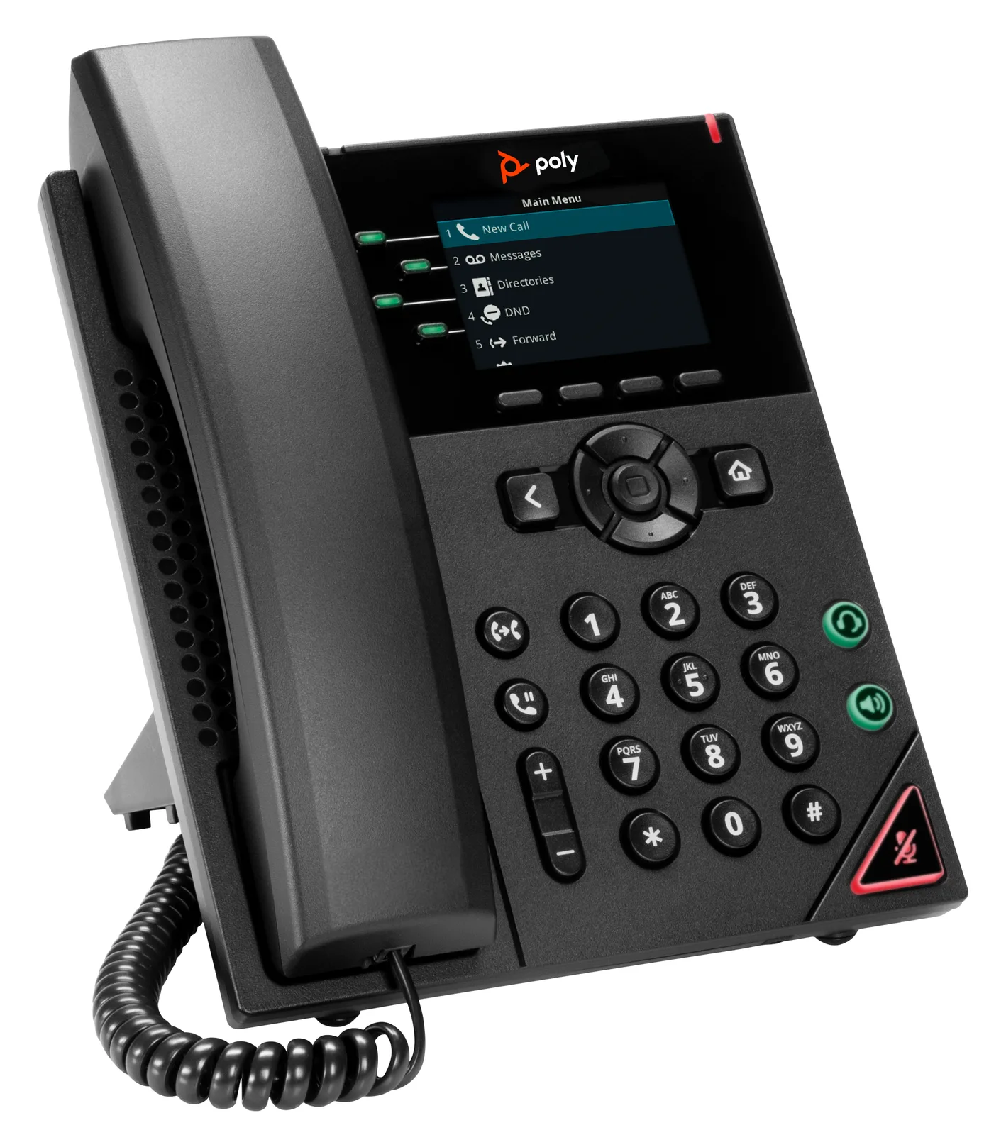 Poly HP VVX 250 - VoIP-Telefon - dreiweg Anruffunktion, Ansicht 4