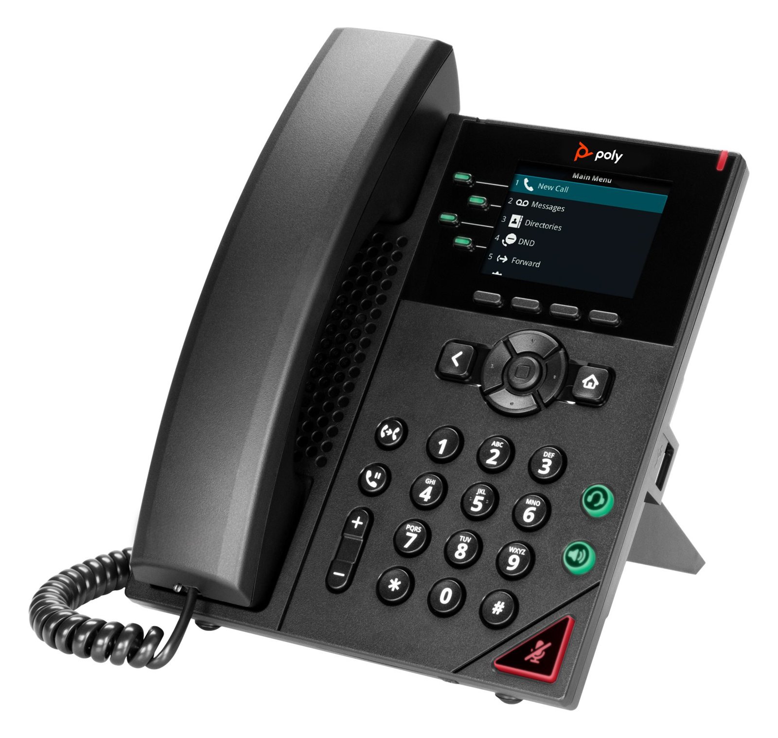 Poly VVX 250 4-line Desktop Phone PoE