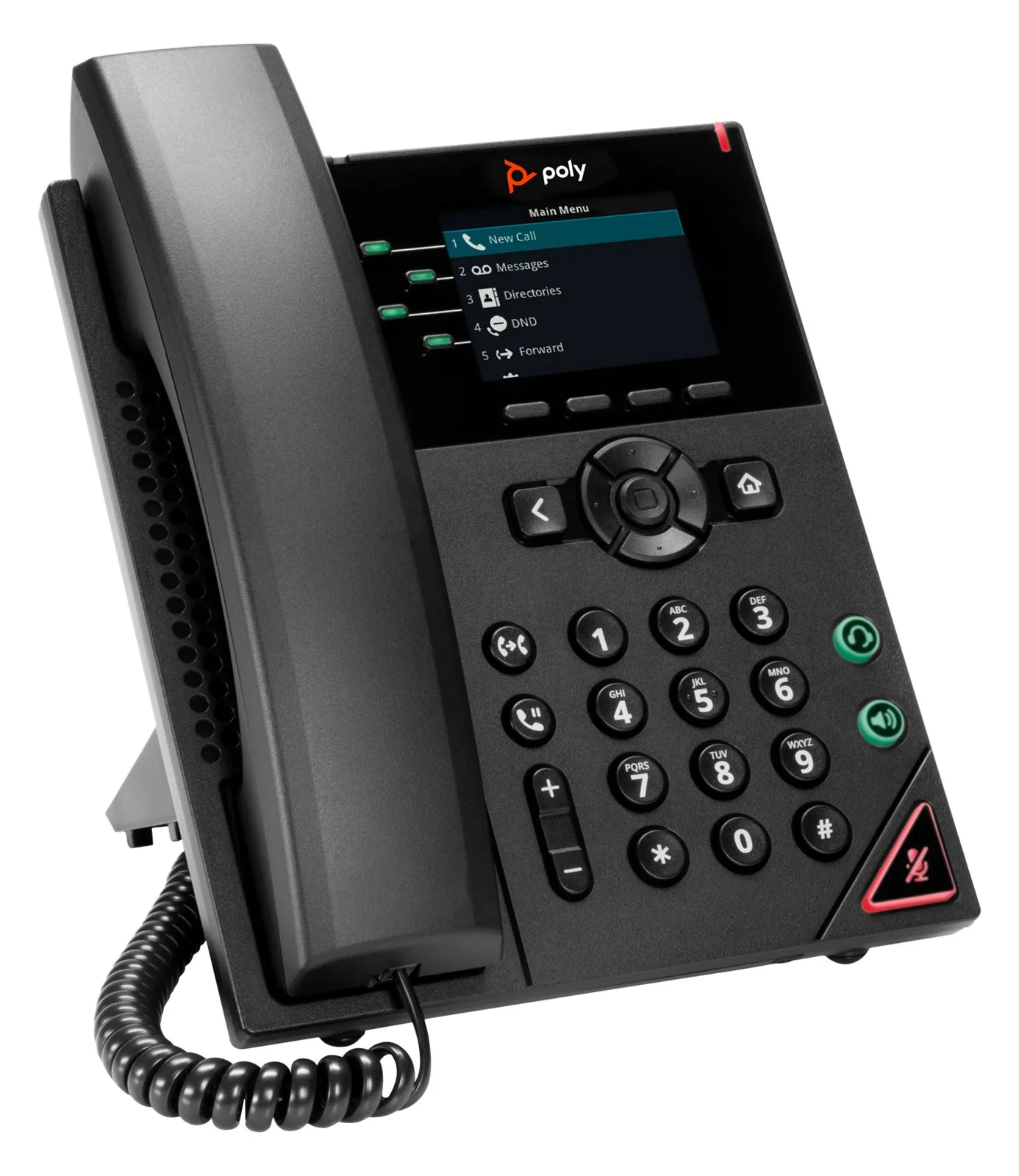 Poly VVX 250 4-line Desktop Phone PoE, Ansicht 3