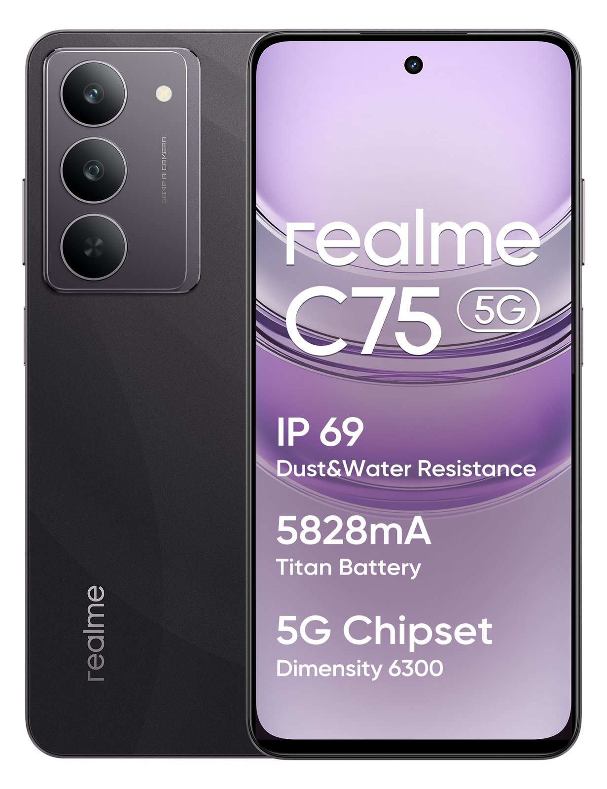 Realme C75 8+256GB 5G - 256 GB - 5.828 mAh