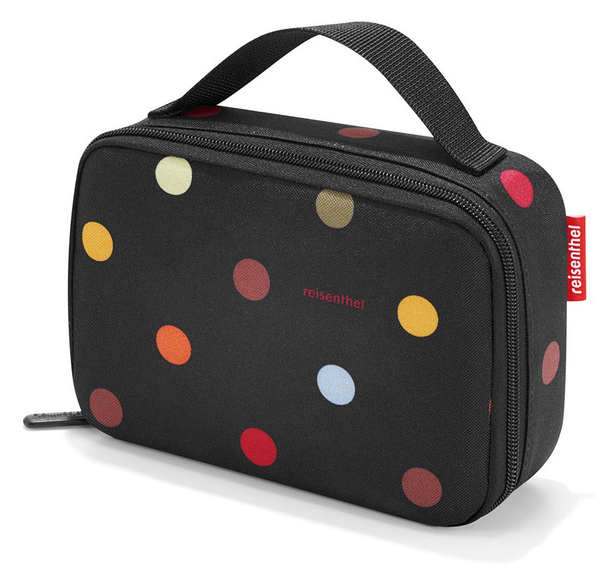 Reisenthel Thermocase Dots - 1,5 l - Schwarz - Aluminium - Polyester - Alufolie - 200 mm - 65 mm