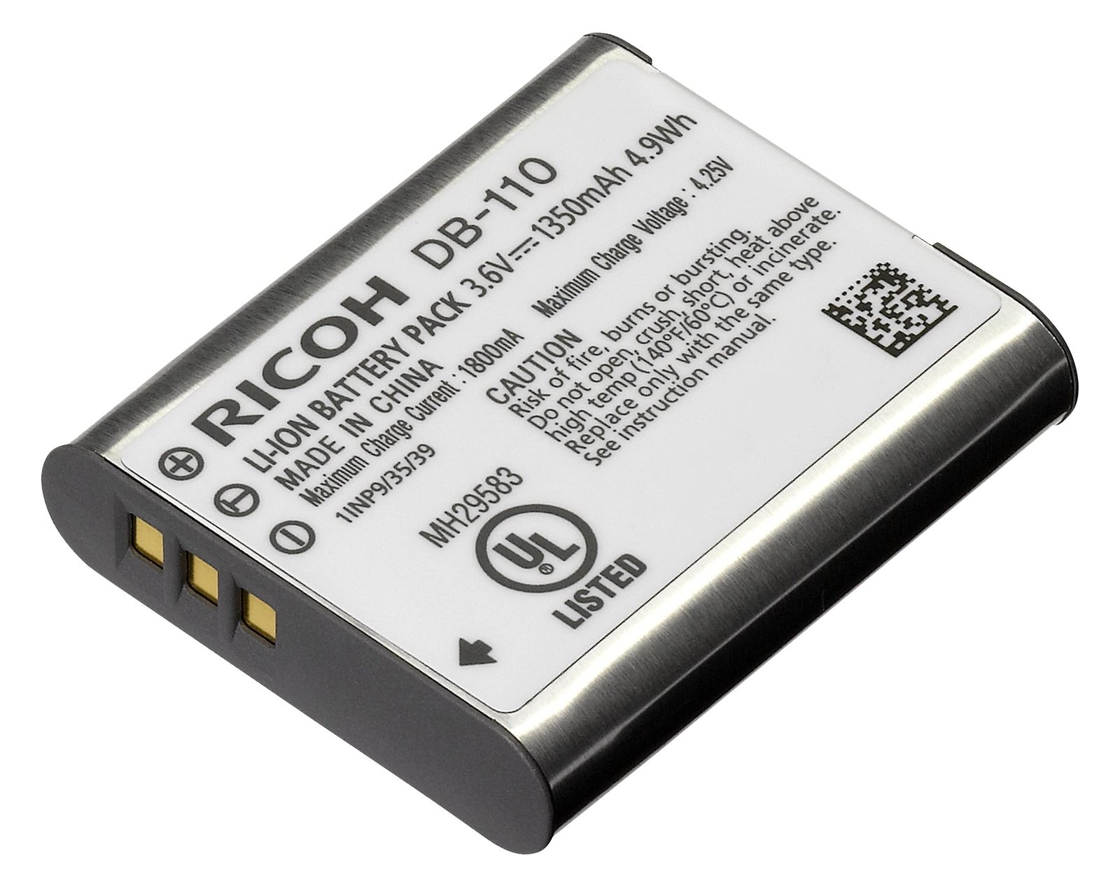 Ricoh DB-110 - Ricoh - Lithium-Ion (Li-Ion) von LumaTech