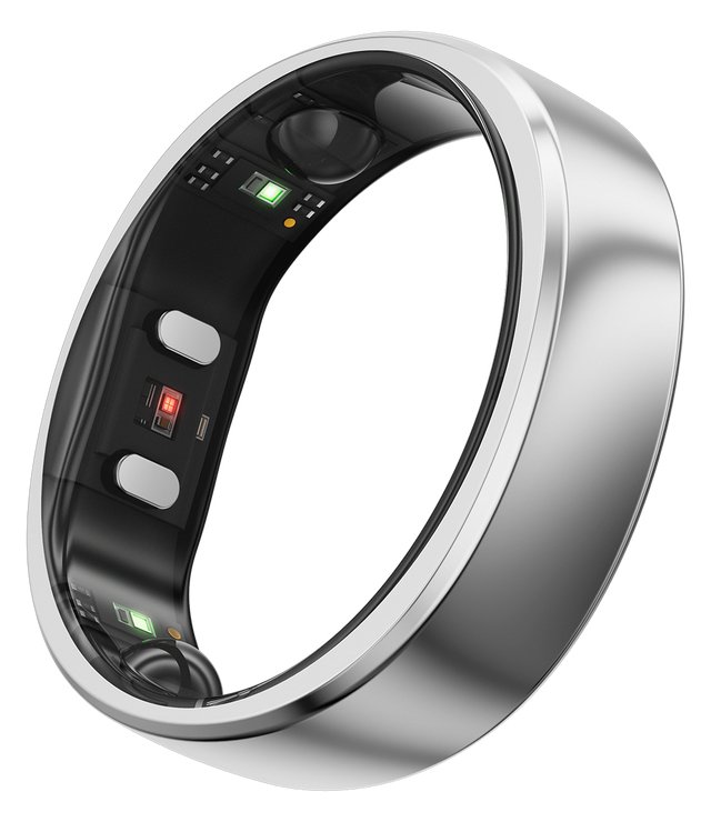RINGCONN Gen2 Air Smart Ring Silber Groesse 6