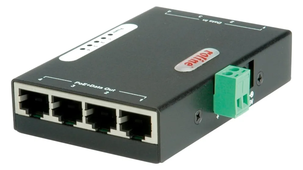 ROLINE Gigabit Ethernet PoE Injektor - Power Injector - PoE (802.3af), Ansicht 3