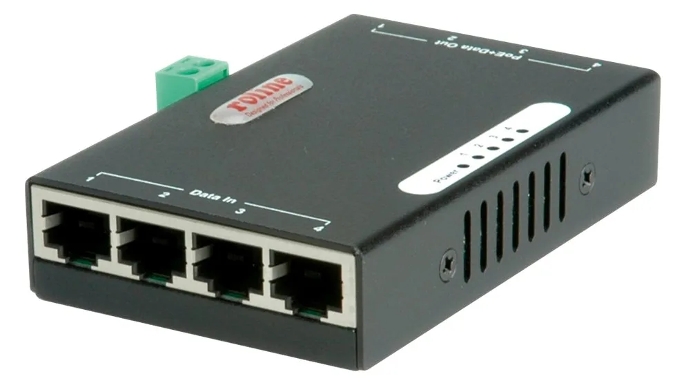 ROLINE Gigabit Ethernet PoE Injektor - Power Injector - PoE (802.3af), Ansicht 4