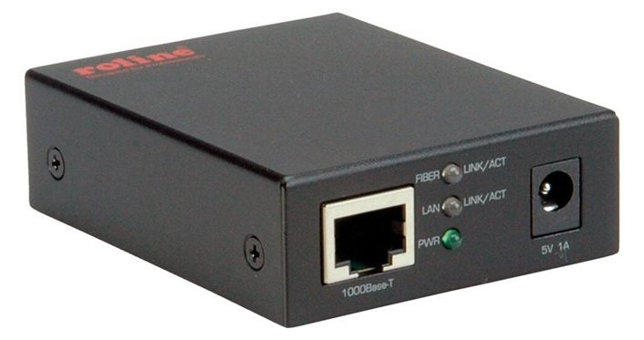 ROLINE Medienkonverter - GigE - 10Base-T, 100Base-FX, 100Base-TX, 1000Base-T, 1000Base-X - RJ-45 / SFP (mini-GBIC)
