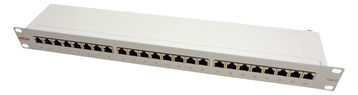ROLINE Patch Panel - CAT 6 - STP - Hellgrau - 48.3 cm (19)