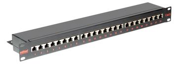 ROLINE Patch Panel - CAT 6e - STP - Schwarz - 48.3 cm (19) von LumaTech