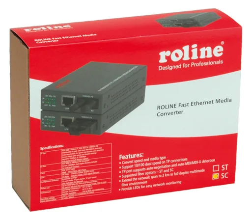 ROLINE RC-100FX/SC - Medienkonverter - 100Mb LAN, Ansicht 2
