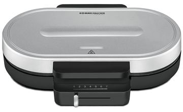 ROMMELSBACHER WA 1250 - 2 Waffel(n) - Herz (Form) - Silber - 1,6 cm - Kunststoff - 1250 W