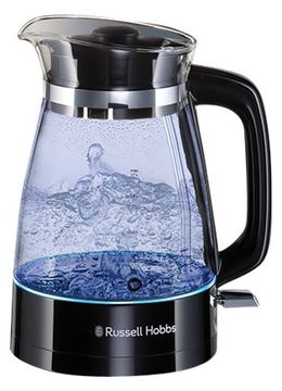 Russell Hobbs 26080-70 - 1,7 l - 2400 W - Schwarz - Transparent - Glas - Kunststoff - Edelstahl - Wasserstandsanzeige