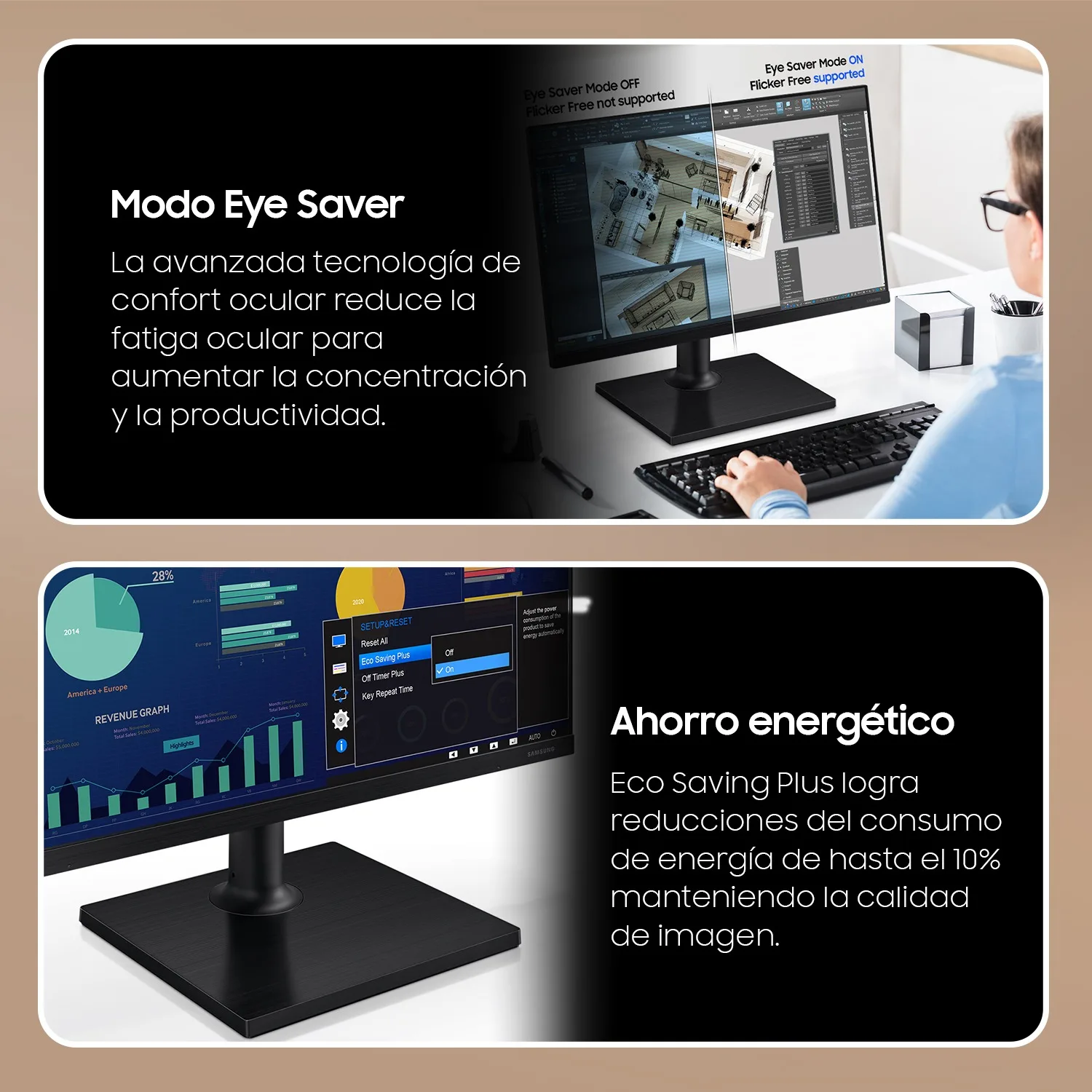 Samsung Essential S3 S27D304GAU - S30GD Series - LED-Monitor - 68.6 cm (27), Ansicht 3