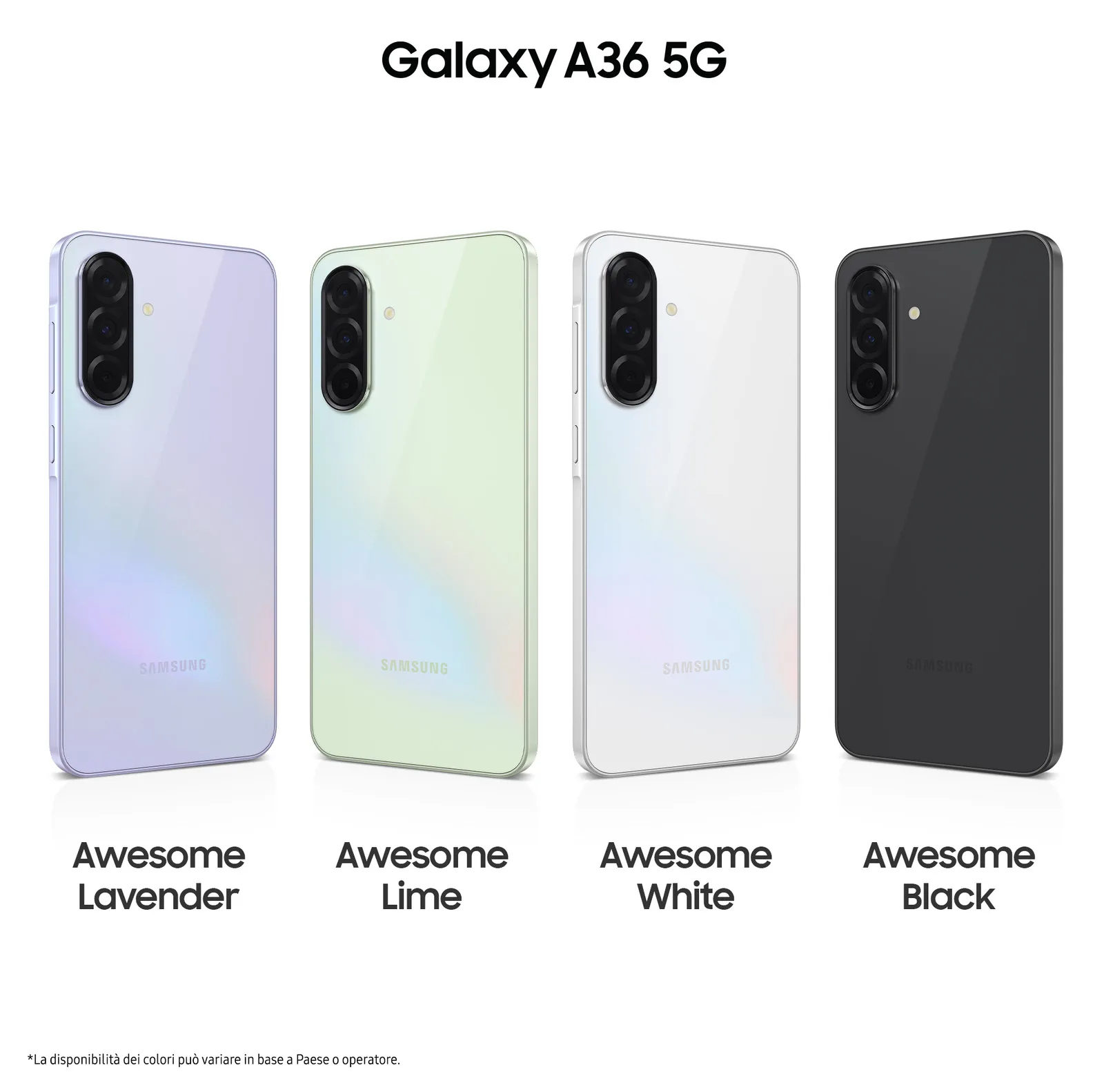 Samsung Galaxy A36 - 5G Smartphone - Dual-SIM - RAM 6 GB / Interner Speicher 128 GB - OLED-Display - 6.7 - Violett, Ansicht 2