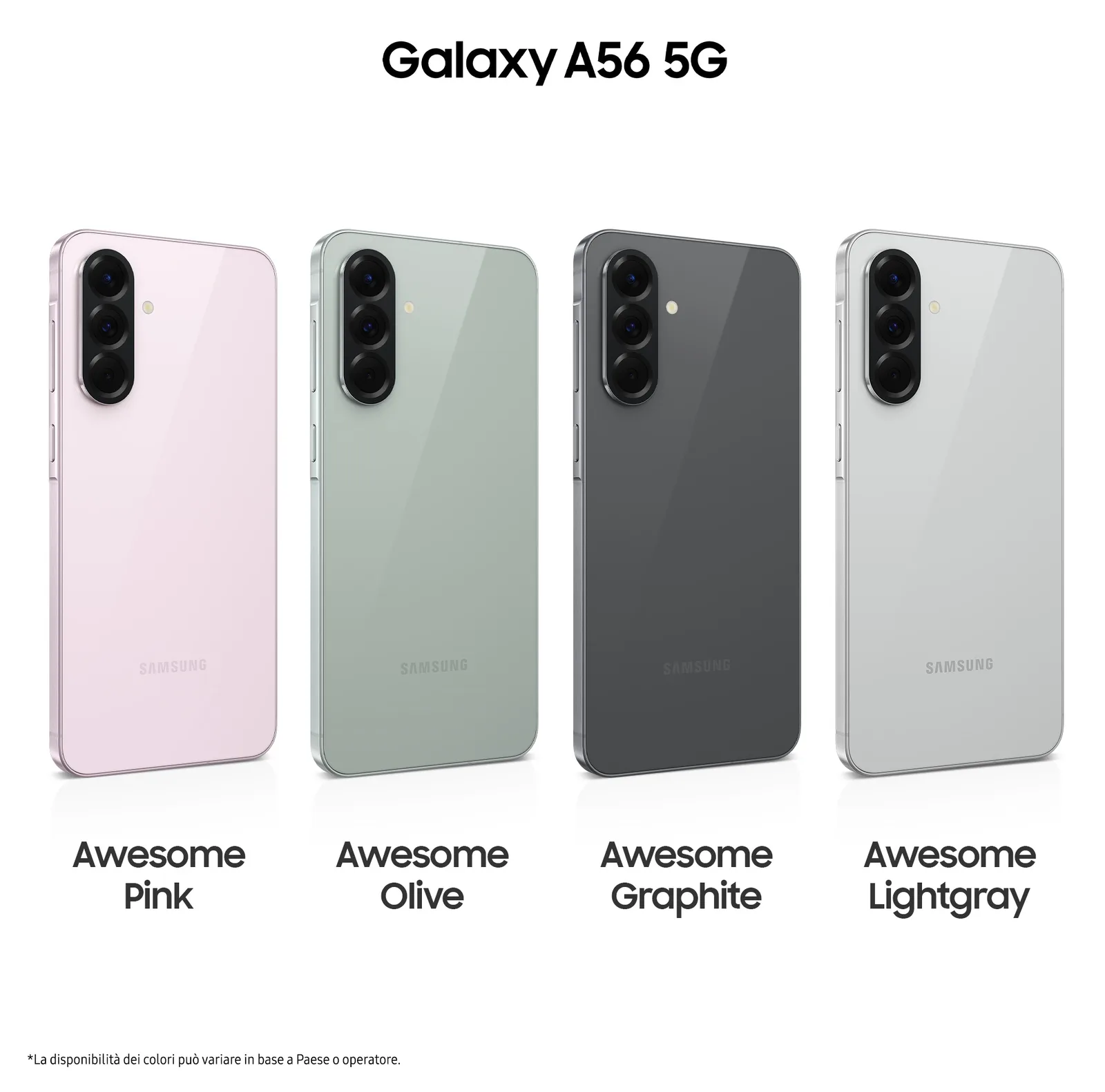 Samsung Galaxy A56 - 5G Smartphone - Dual-SIM - RAM 8 GB / Interner Speicher 128 GB - OLED-Display - 6.7 - Grau - graphit, Ansicht 2