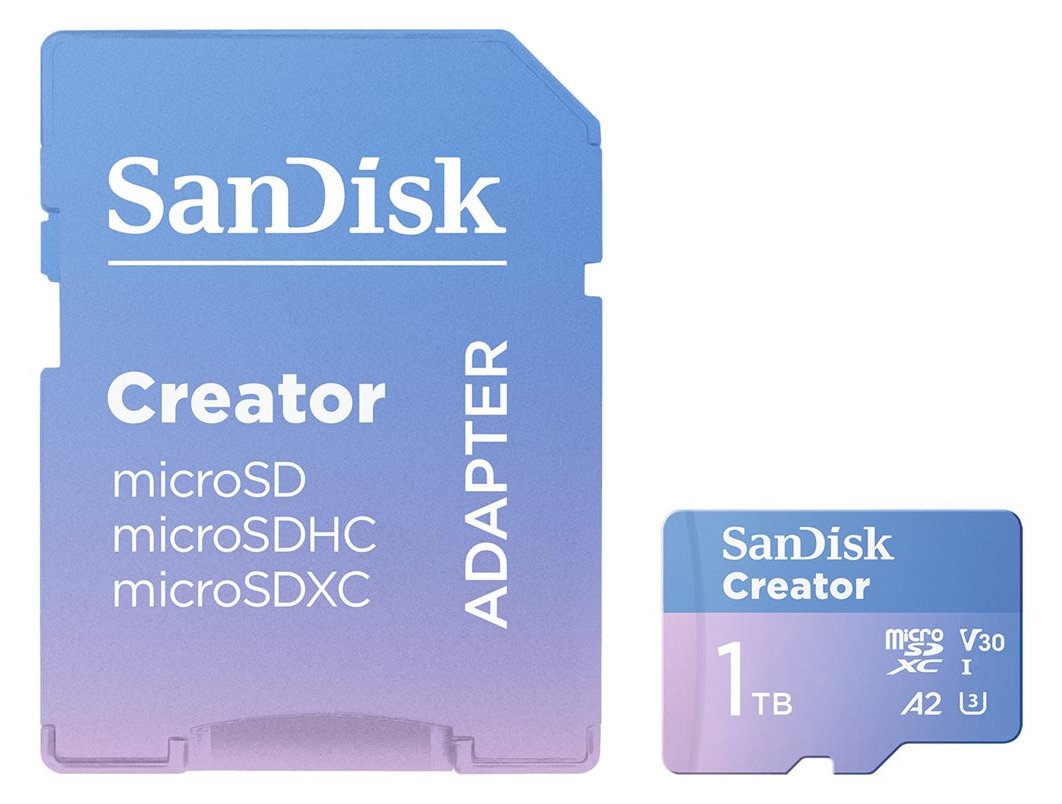SanDisk Creator - Flash-Speicherkarte (microSDXC-an-SD-Adapter inbegriffen) von LumaTech