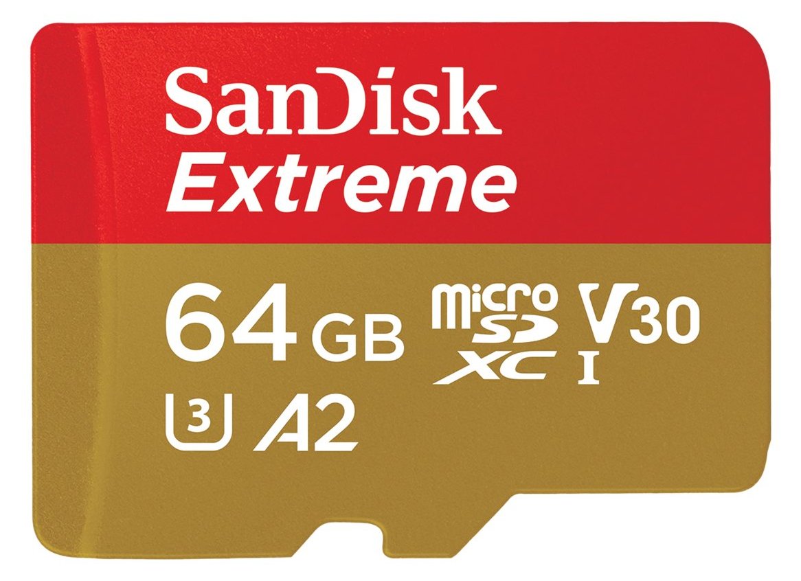 SanDisk Extreme - Flash-Speicherkarte (microSDXC-an-SD-Adapter inbegriffen) von LumaTech