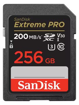 SanDisk Extreme Pro - Flash-Speicherkarte - 256 GB - V30 von LumaTech