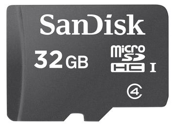 SanDisk Flash-Speicherkarte - 32 GB - Class 4 von LumaTech
