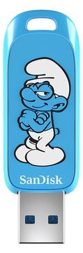 SanDisk Smurfs - Brainy Smurf Edition USB-Flash-Laufwerk von LumaTech
