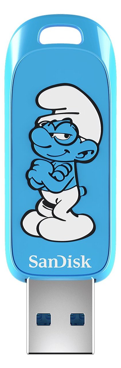SanDisk Smurfs - Brainy Smurf Edition USB-Flash-Laufwerk von LumaTech