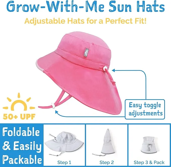 Jan & Jul Kinder Grow-with-Me Aqua-Dry Abenteuer-Sonnenhut — Bild 3