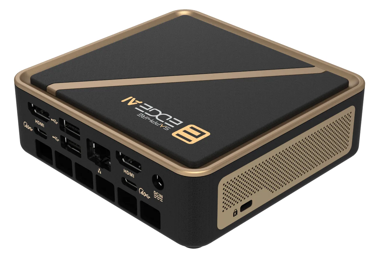Sapphire Barebone EDGE AI 340 - Barebone - DDR5, Ansicht 2