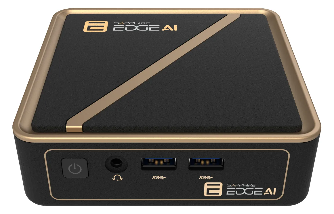 Sapphire Barebone EDGE AI 340 - Barebone - DDR5, Ansicht 3