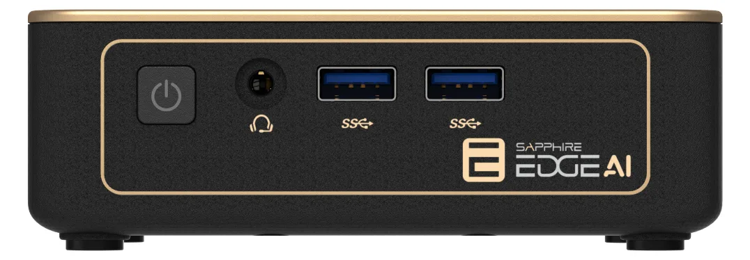 Sapphire Barebone EDGE AI 340 - Barebone - DDR5, Ansicht 4